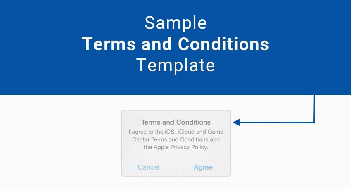 I Agree To The Terms And Conditions Template